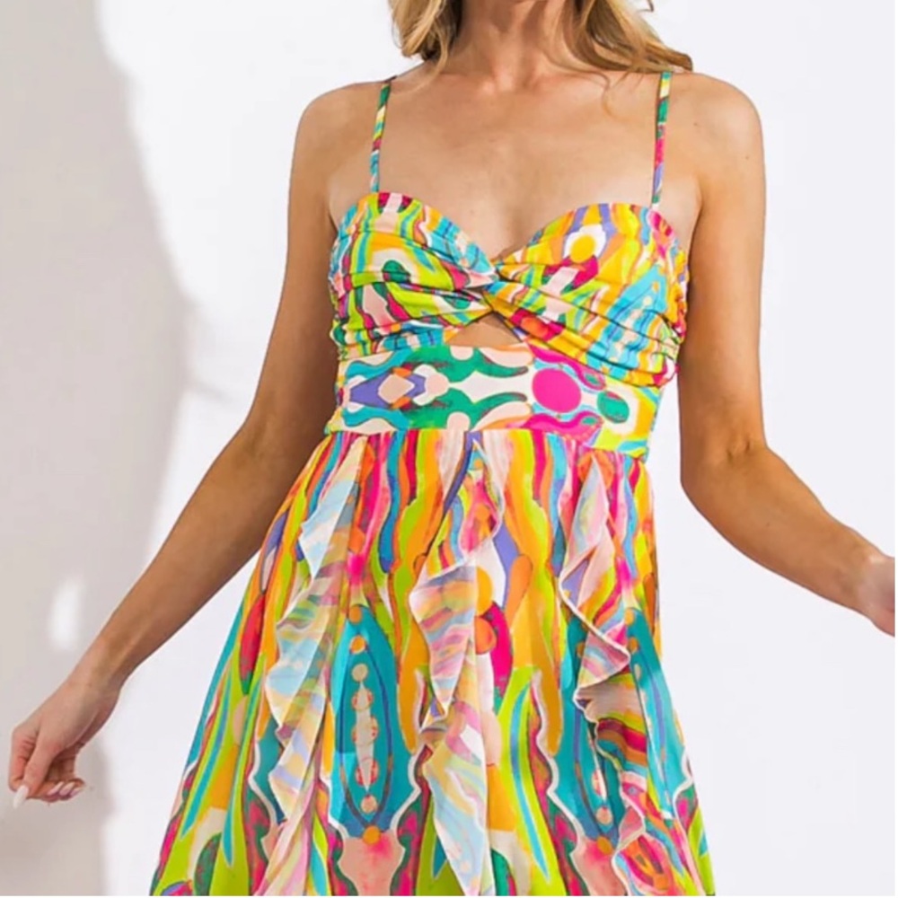 NWT Flying Tomato “DANCE THE NIGHT AWAY”MAXI DRESS Small - Picture 12 of 13